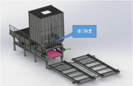 水平直壓式垃圾壓縮機