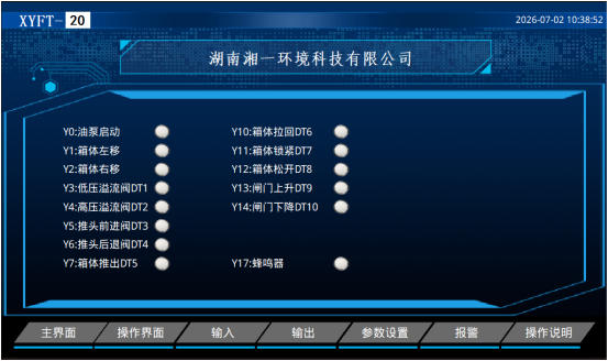 水平直壓式垃圾壓縮機